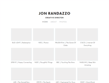 Tablet Screenshot of jonrandazzo.com